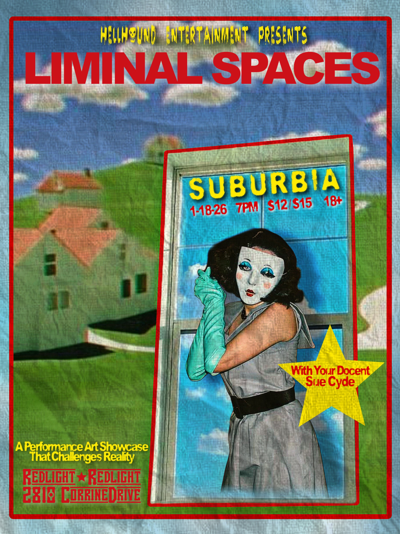 Liminal Spaces: Suburbia flyer